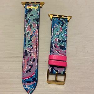 Almost New Lilly Pulitzer Apple Watch Band 38MM